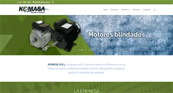 Desktop Screenshot of komasa.com.ar